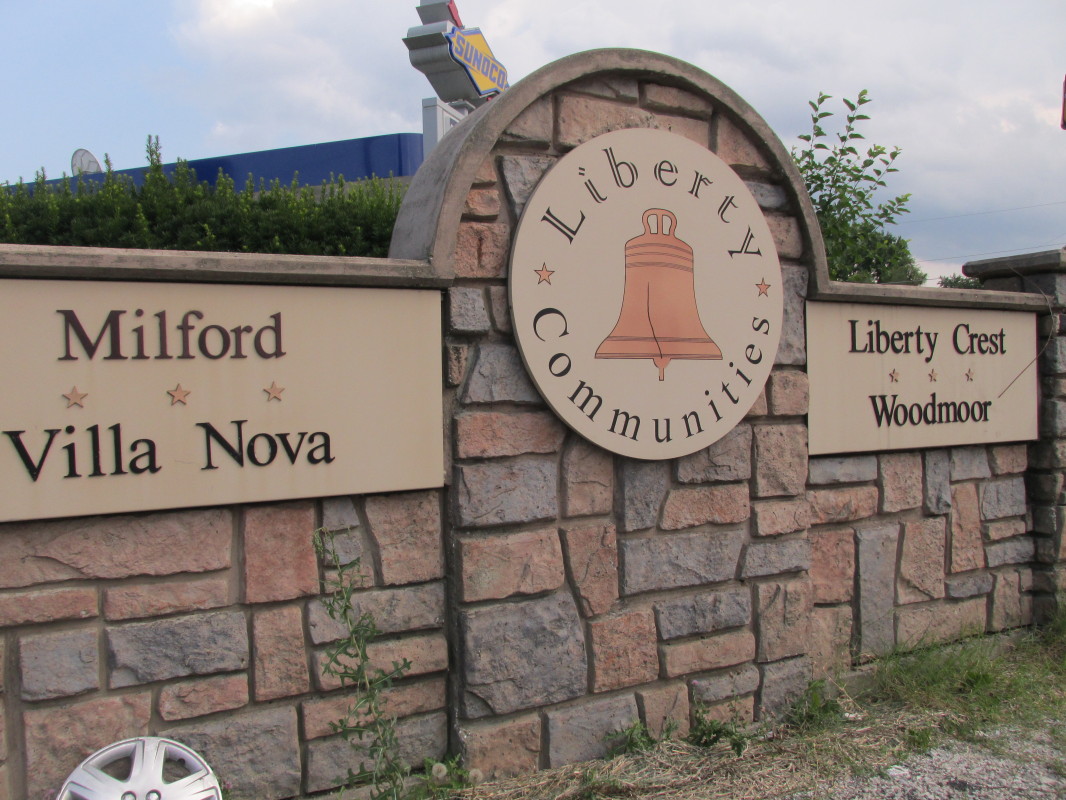 Liberty Road communities sign