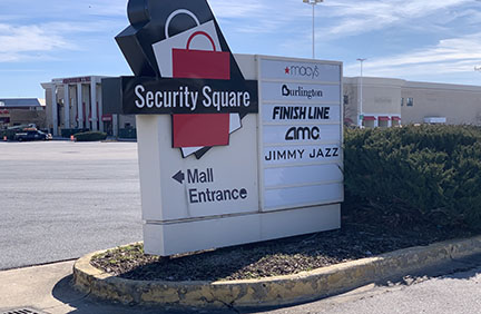 security square mall sign