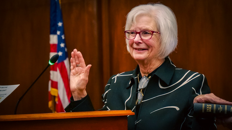 Klausmeier swearing in