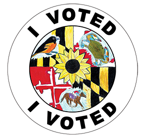 I voted sticker